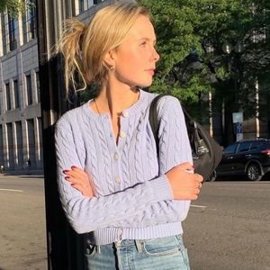 Brandy Melville - Olsen Wool Cable Knit Cardigan